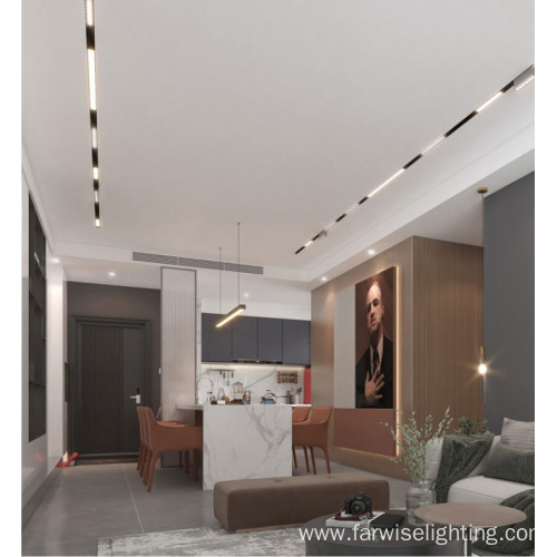 Dc48v Magnetic Tack Rail Profile Linear Lighting System